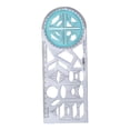 thumbnail image 1 of Geometric Ruler, Drawing Template, Form Work Office Painting, Measuring Stencil, style C, 1 of 8