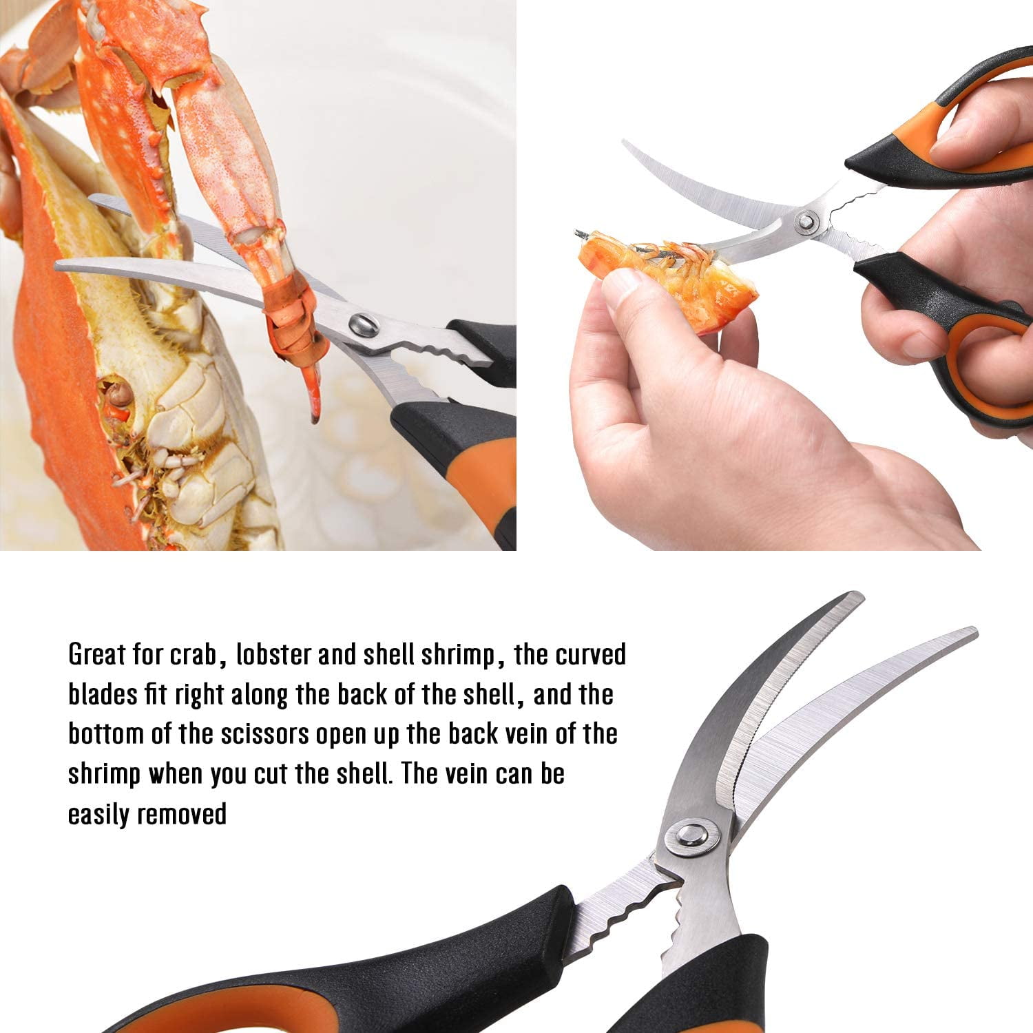 9-Piece Lobster Cracker & Pick Set – Stainless Steel Crab Leg Tools, Heavy Duty Shellfish & Nut Crackers - View #4