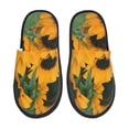 thumbnail image 1 of Balery Sunflowers 7 Pantuflas de Casa de Felpa Silenciosas con Diseño Estampado, Zapatillas Cómodas Antideslizantes de Algodón para Interior-Medium, 1 of 8