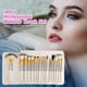 thumbnail image 3 of 18-piece professional makeup brush set, with wooden handle, foundation blending blush concealer lip brush brush set, 3 of 5
