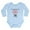 Sky Blue, variant on CafePress - Cyclist Like My Daddy Body Suit - Long Sleeve Cotton Baby Bodysuit