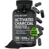 Vital+Boon Activated Charcoal Capsules for Stomach, Gas, and Bloating Relief, 120 Count