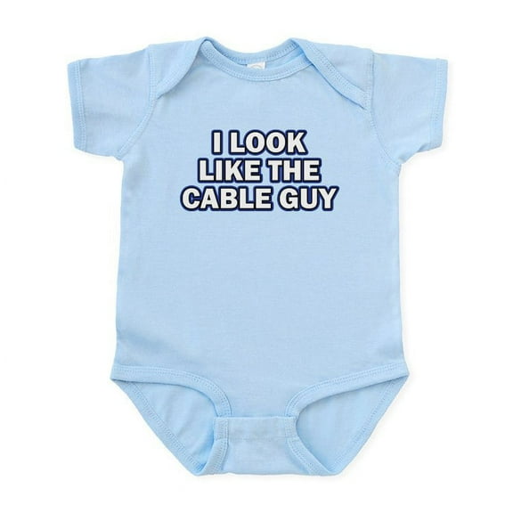 CafePress - Cable Guy Infant Bodysuit - Baby Light Bodysuit, Size Newborn - 24 Months