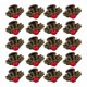 thumbnail image 1 of 20 Sets Daisy Conchos Decorativos Hebillas De Metal Esculpido Patrones De Metal Con Imitación Colorida Remaches Turquesas Pequeños Botones De aleación De Zinc Occidental Para, 1 of 7