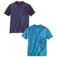 thumbnail image 1 of Atlas For Men - Camiseta Diseño Impreso para Hombre - Pack de 2 (Morado, Turquesa), 1 of 3