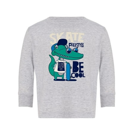 

Cool Crocodile Skater Long Sleeve Toddler -Image by Shutterstock 2 Toddler