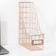 thumbnail image 3 of 2x archivador de malla para dormitorio, papelería, organizador de escritorio, oro rosa, 3 of 5