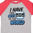 thumbnail image 4 of Inktastic I Have the Best Mom in the World with Speech Bubble Boys Toddler T-Shirt, 4 of 5