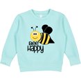thumbnail image 2 of Inktastic Bee Happy Toddler Sweatshirt, 2 of 4