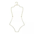 thumbnail image 1 of 2 Perchas Para Trajes De Baño, Perchas Para Lencería, Perchas Para Boutiques De Ropa De Playa, Para Adultos, Color Dorado, 1 of 8