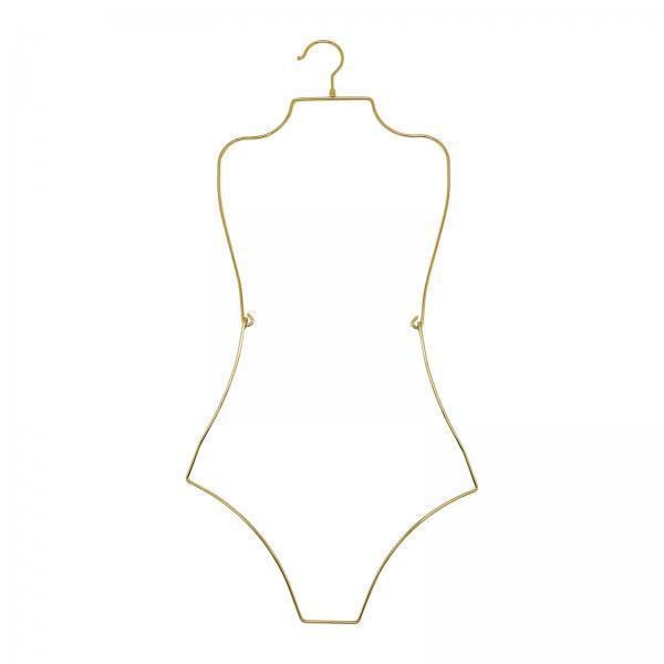 2 Perchas Para Trajes De Baño, Perchas Para Lencería, Perchas Para Boutiques De Ropa De Playa, Para Adultos, Color Dorado
