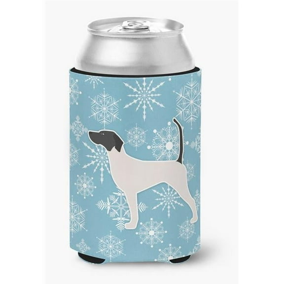 Winter Snowflake English Pointer Can or Bottle Hugger