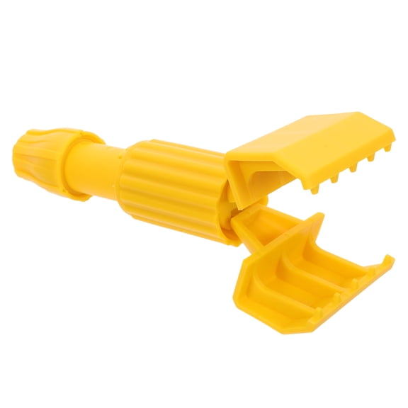 LOLIPPYY Heavy Duty Yellow Mop Clamp Holder Replacement for Commercial Industrial Mop Handles Cleaning Tool Accessory