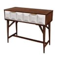 thumbnail image 1 of Steve Silver Ginny Table Console en Bois d'Acacia Massif Noyer Bruni, 1 of 5