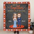 thumbnail image 1 of Custom Personalized Wedding Single Layer Fleece/Quilt Blanket -, 1 of 7