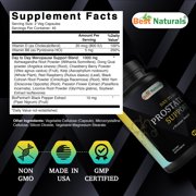 Best Naturals Day-to-Day Prostate Support Supplements 90 Veg Capsules - Made with Saw Palmetto, Green Tea, Pumpkin, Nettle, African Pygeum, Beta Sitosterol