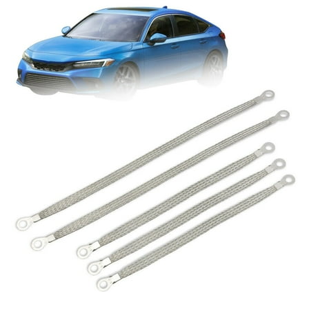 Engine Ground Strap 10''X1/2'' 13''X1/2'' Grounding Cable Straps Set Fangkenuo