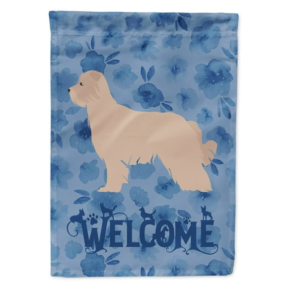 Carolines Treasures CK6145GF Pyrenean Shepherd Dog Welcome Flag Garden Size Small multicolor