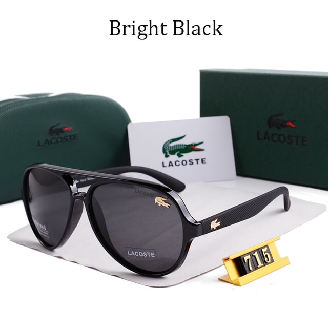 LACOSTE Gafas De Sol Ovaladas Polarizadas De Lujo Con Marco De metal Para Hombres Gao Jiahui unisex