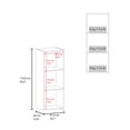 thumbnail image 6 of Newboti Furniture Wall Cabinet Hopewell, Living Room, White BN.6114, 6 of 7