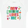 thumbnail image 4 of Inktastic My Memere Loves Me Girls Girls Baby Bodysuit, 4 of 5