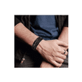 thumbnail image 3 of 5 Piezas Pulsera Para Hombre De Cuero Con Hebilla Magnética Negro, 3 of 3