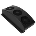 thumbnail image 1 of Car Exhaust Fan, 4000 Rpm 3 Fans Car Window Fan, 2 Levels Low Noise  Heat Dissipation, Usb Powered Solar Car Radiators Fan For All Cars, 1 of 8