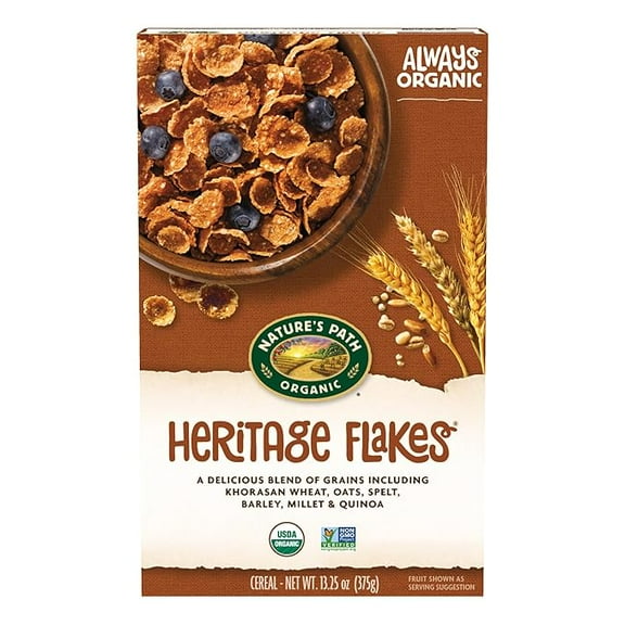 Pack of 1 Nature's Path Organic Heritage Flakes® Cereal, 13.25 oz (Pack of 1), Non-GMO