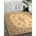 thumbnail image 2 of Ahgly Company Indoor Rectangle Traditional Chrome Gold Yellow Medallion Area Rugs, 2' x 3', 2 of 6
