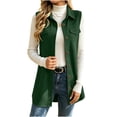thumbnail image 2 of Livrdious Fall Cardigan for Women Sleeveless Open Front Cardigan Vest Casual Button Down Waffle Knit Coat, S-XXL, 2 of 8