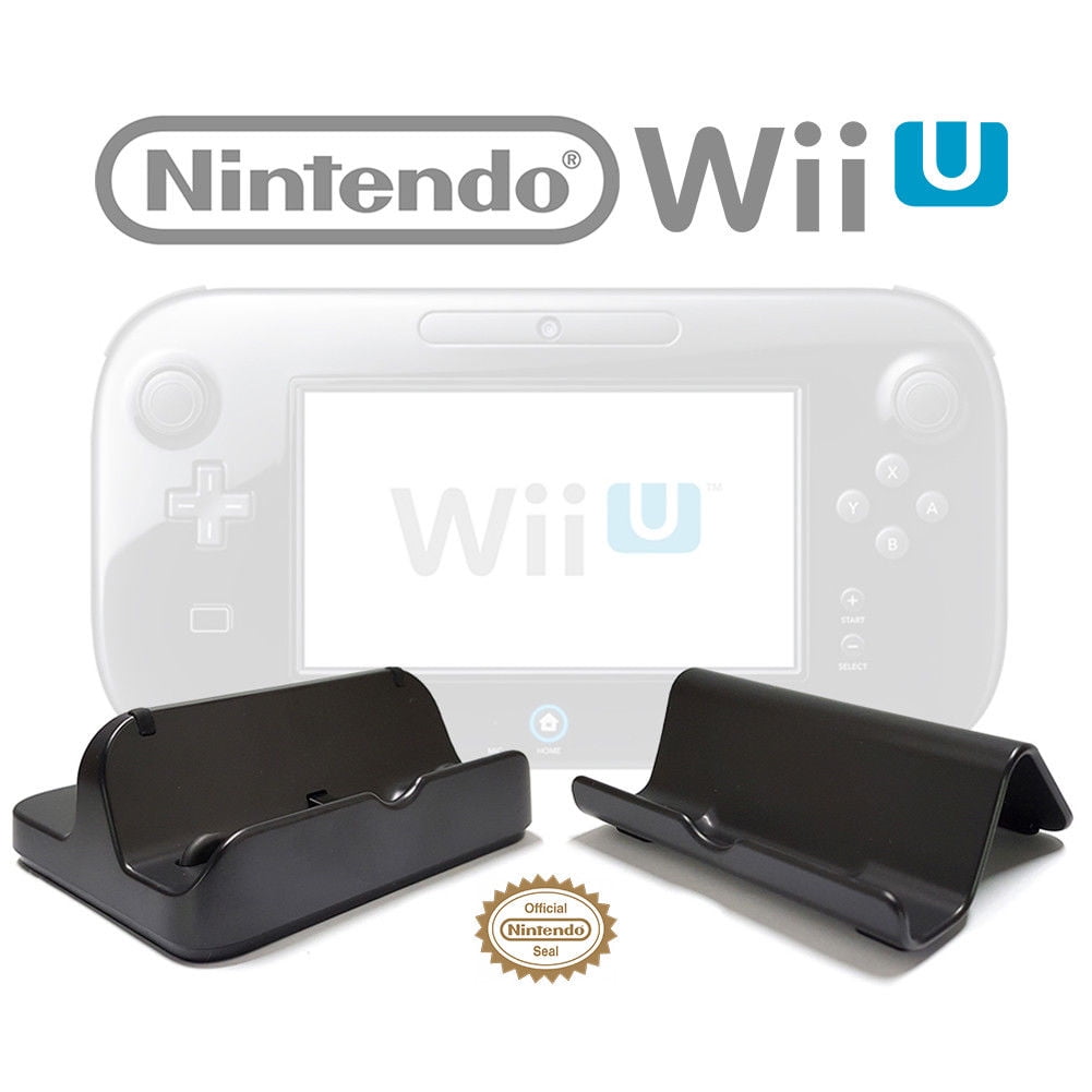 Onderhandelen galop Maken Genuine Nintendo Wii U GamePad Stand and Charging Cradle Set WUP-014 016 -  Walmart.com