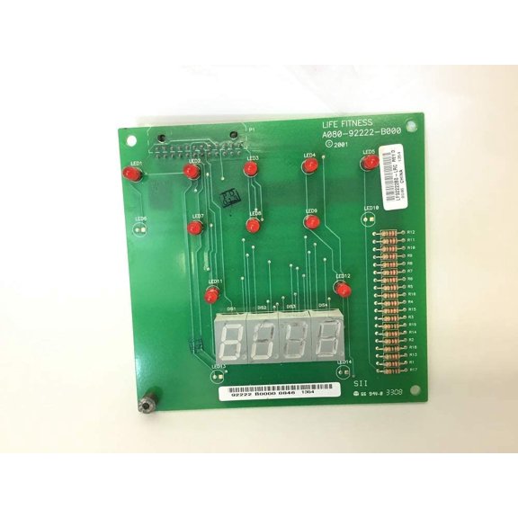 Life Fitness Console Electronic Board B084-92222-B000 or A080-92222-B000 Works 95Ci 95Ri Upright Bike
