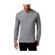 thumbnail image 1 of Sean John suéter de punto de cable para hombre, gris, 3XLT, 1 of 1