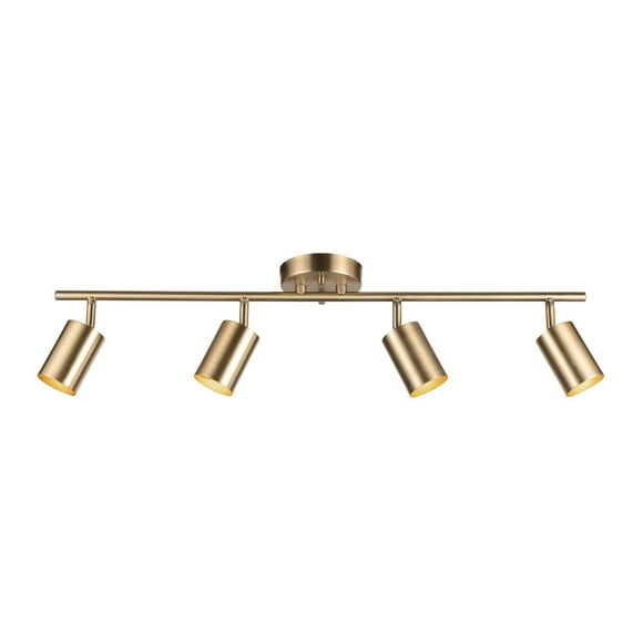 Plafonnier projecteur Pratt, laiton mat