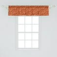 thumbnail image 2 of Ambesonne Orange Window Valance, Western Aztec Forms, 54" X 12", Red, 2 of 3