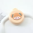 thumbnail image 1 of Peine de bolsa de aire plegable, lindo peine de masaje con cojín de aire, juego de peine para el cabello, espejo cosmético portátil, juego de peine, 1 of 6