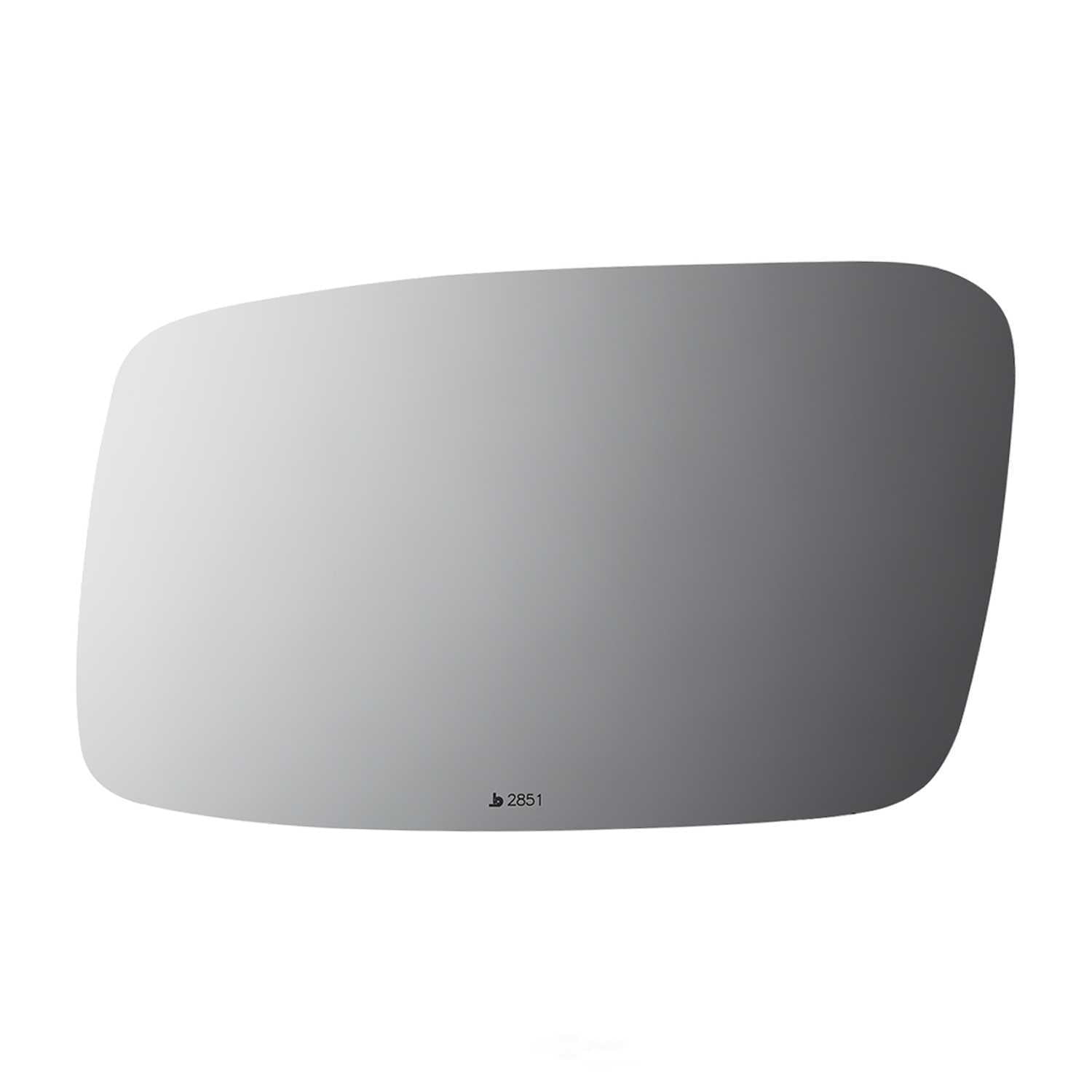 Burco Side View Mirror Replacement Glass - Clear Glass - 2851