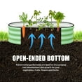 thumbnail image 4 of SnugNiture Raised Garden Bed, 3Pcs 4x2x1ft Galvanized Metal Planter Box, Green, 4 of 8