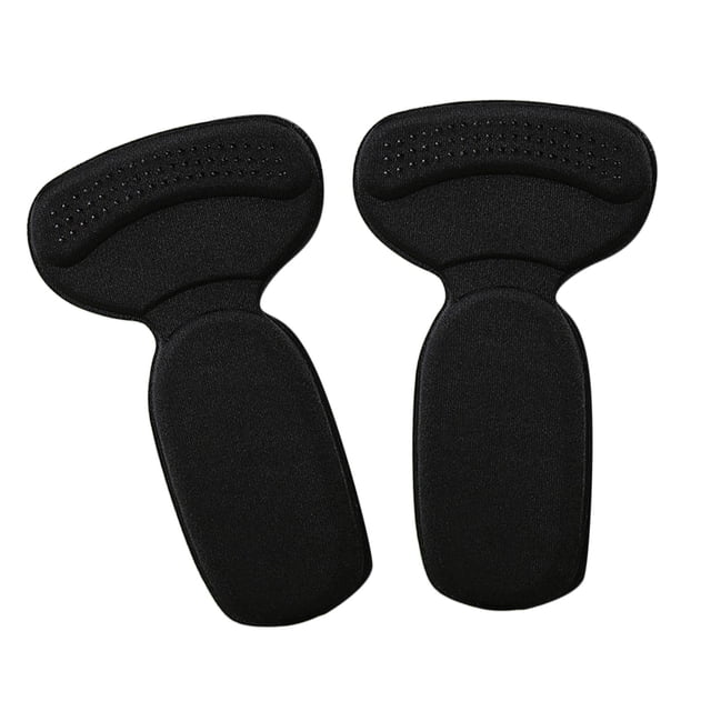Almohadillas cómodas para el talón Yuyangstore 2 piezas negro