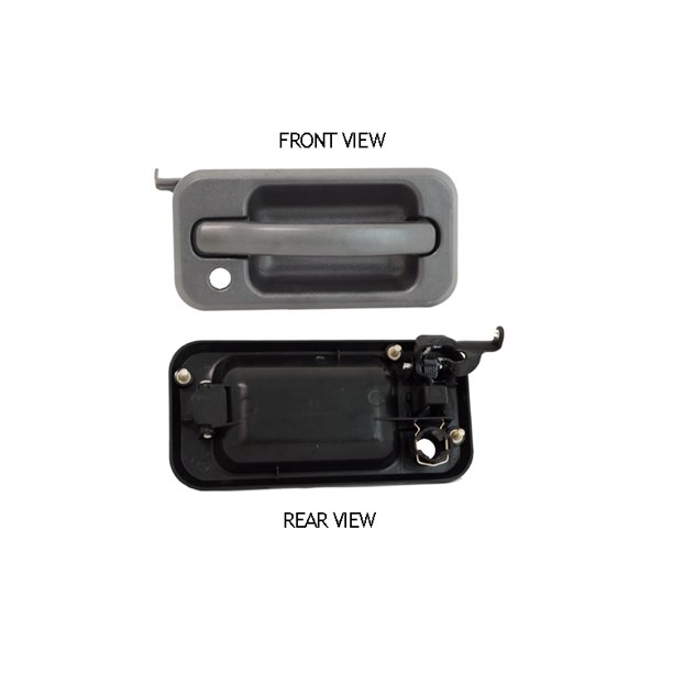 Replacement Outer Front Passenger Side Black Door Handle For 0307