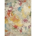 thumbnail image 2 of Nourison Celestial Abstract Ivory/Multicolor 10' x 14' Area Rug, (10x14), 2 of 8