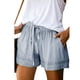 thumbnail image 2 of Pantalones cortos de cintura elástica NikouMX verano mujer con cordón bolsillos S M L XL XXL, 2 of 4