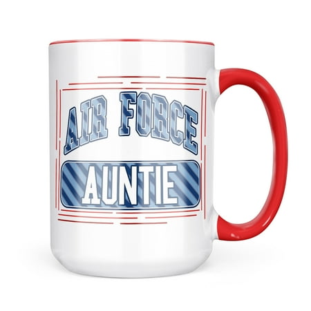 

Neonblond Air Force Auntie Blue stripes Mug gift for Coffee Tea lovers