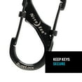 thumbnail image 5 of Nite Ize S-Biner SlideLock Stainless Steel - Secure Key Holder Carabiner with SlideLocks - Key & Keychain Organizer - Lockable Carabiner for Daily Use - Size 2, Black (5 Pack), 5 of 8