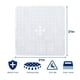 thumbnail image 3 of Yuarrent Alfombrilla de PVC para baño antideslizante, almohadillas de succión para el suelo, puerta de ducha, inodoro, alfombrillas cuadradas para Juegos de accesorios de baño Transparente Yuarrent HA068138-01, 3 of 6
