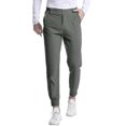 thumbnail image 1 of Pantalones de golf elásticos en 4 direcciones para hombre con bolsillos, gris claro, XL, 1 of 5