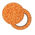 thumbnail image 7 of Cauagu Orange Glitter Print Round Stool Covers,Seat Cushion for Round Bar Stool Chair Seat Cover for Bar Round Chair Fits for 12/13/14in Bar Stool Cushion, 7 of 7
