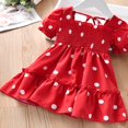 thumbnail image 4 of Petites Filles Robes Décontractées à Manches Courtes Robe Élégante Princesse 0-5 Ans, 4 of 6