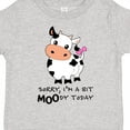 thumbnail image 4 of Inktastic Sorry, I'm a Bit Moody Today Cute Cow Pun Boys or Girls Toddler T-Shirt, 4 of 5