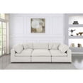 thumbnail image 3 of Meridian Furniture Serene Cream Durable Linen Fabric Modular Sectional, 3 of 5